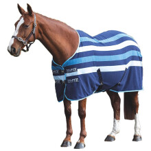 (7' 3", Blue/White) Tempest Original Newmarket Standard-Neck Horse Fleece Rug