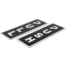 Lot de 2 étiquettes « Pousser/Tirer » pour portes vitrées, panneaux de porte commerciaux en acrylique, autocollants « Pousser/Tirer »