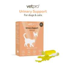 Vetpro Urinary Support Supplement Sprinkle Capsules for Cats & Dogs - 100 Capsules