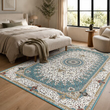 (200 cm x 290 cm (6.5ft x 9.5ft)- Large Area Rug/Carpet., WILLOW- CASHMERE RUG) Large Traditional Rugs Living Room Carpet Door Mat