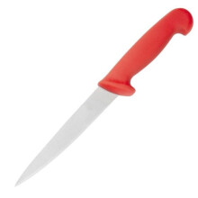 6' FLEXIBLE FILLETING KNIFE RED HANDLE