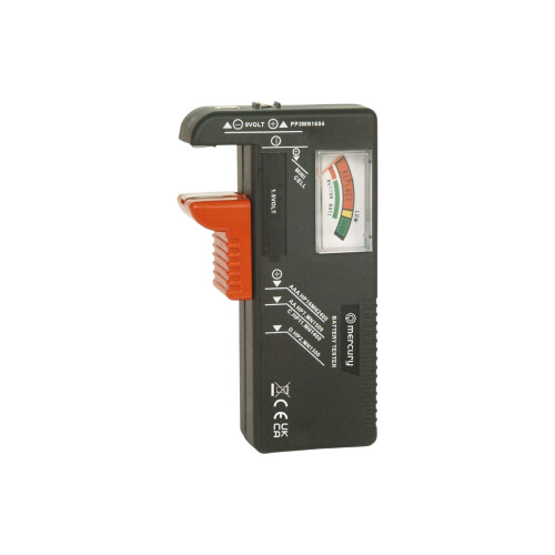 Mercury Universal Battery Tester AA AAA C D 9V