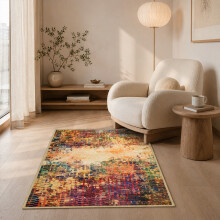 (80 cm x 150 cm (2ft 8" x 5ft)- Runner Rug., VIBRANT- CASHMERE RUG) Large Traditional Rugs Living Room Carpet Door Mat