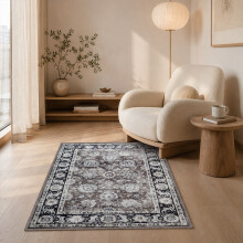 (80 cm x 150 cm (2ft 8" x 5ft)- Runner Rug., HARMONY- CASHMERE RUG) Large Traditional Rugs Living Room Carpet Door Mat