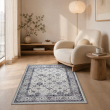 (80 cm x 150 cm (2ft 8" x 5ft)- Runner Rug., SERENE- CASHMERE RUG) Large Traditional Rugs Living Room Carpet Door Mat