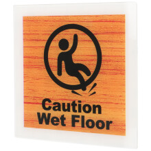 1Cautionsign Acryl Wandbord Voor Kantoor En Commerciële Ruimtes