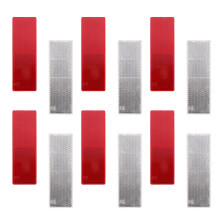 12St Kleurrijke Plastic Achtermarker Lampen Voor Auto Reflectie