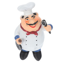 Resin Chef Ornament Met Natuurlijke Landelijke Stijl