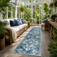 (60 cm x 220 cm (2ft x 7ft 7")- Runner Rug Carpet)., TRANQUIL- CASHMERE RUG) Large Traditional Rugs Living Room Carpet Door Mat