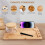 Deluxe Bamboo Wooden Rolling Storage Box 4