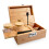 Deluxe Bamboo Wooden Rolling Storage Box 3