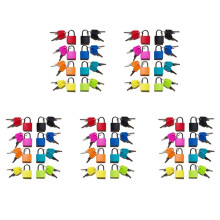 40 Pack Locks Small Padlock with Key Luggage Gym Locker Lock  Colorful Padlock for Outdoor School Home A