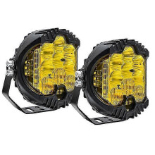 LED mistlampen/rijlichten 3 inch 90W 3000K 4300K geel off-road spotlights 4x4 SUV compatibel met Jeeps, trucks, auto's, SUV's en boten
