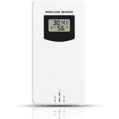 Draadloze buitentemperatuursensor, compatibel met weerstations (model 2025)