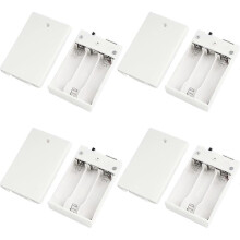 4-delige draagbare USB-batterijset voor 5V LED-lampen - batterijgevoede voedingconverter, ideaal voor binnen- en buitengebruik