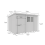 10 x 8 Pent Shed Tanalised (Double Door, With Windows) 4