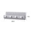 (Gray) Stick-On Key Holder for Kitchen & Mail 2