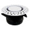 Adjustable Round Air Conditioning Outlet Vent Diffuser Ceiling Flush Mount Central Air Vent Cover for Home Hvac 100mm 1