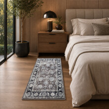 (60 cm x 110 cm (2ft x 3ft 7")- Large Rug/Mat., HARMONY- CASHMERE RUG) Large Traditional Rugs Living Room Carpet Door Mat