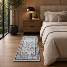 (60 cm x 110 cm (2ft x 3ft 7")- Large Rug/Mat., SERENE- CASHMERE RUG) Large Traditional Rugs Living Room Carpet Door Mat