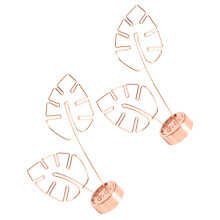 2St Multifunctionele Foto Clips Roze Goud Memo Houder Met Standaard