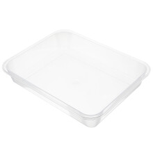 1St Duurzame Transparante Voedselplateau Voor Dumplings En Meer