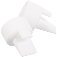 2St Elektrische Borstkolfpompkleppen Silicone Accessoires Wit
