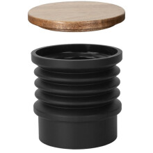 Coffee Grinder Bean Hopper Silicone Canister Replacement Part Cleaning Residue Funnel for Barsetto Coffee Machines
