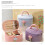 2St Roze Gewatteerde Make-Up Travel Organizer Vrouw 4