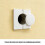 Plastic Air Conditioner Pipe Wall Hole Cover Decorative-Gold 8