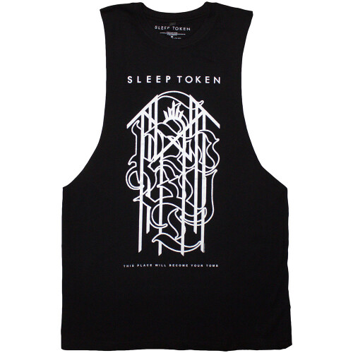 (L, Black) Sleep Token Tomb Sigil Vest Top