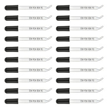 Pipettes graduées en verre de 1ML, compte-gouttes de-coude