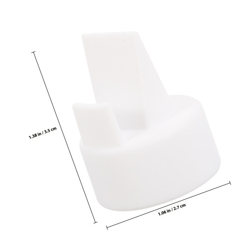 2St Elektrische Borstkolfpompkleppen Silicone Accessoires Wit 1