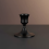 Holiday Black Candle Holder - Resin Base 4