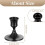 Holiday Black Candle Holder - Resin Base 7