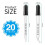 Pipettes graduées en verre de 1ML, compte-gouttes de-coude 3