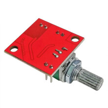 LM386 Electret Microphone Amplifier Board with Potentiometer 4-12V Audio Preamp Module Low Noise Mic Amp