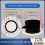 Adjustable Round Air Conditioning Outlet Vent Diffuser Ceiling Flush Mount Central Air Vent Cover for Home Hvac 100mm 10