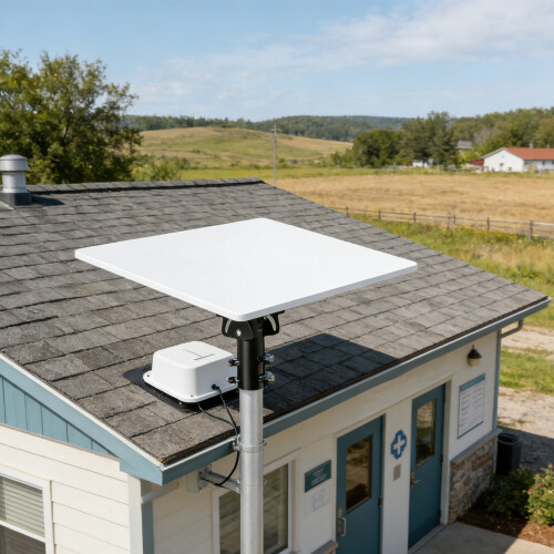 Kit de base de montage pour antenne parabolique, Construction en 1