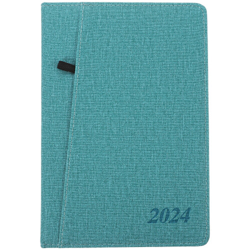 1Tijdmanagement Notebook 2024 Met Beschermende Groene Kaft
