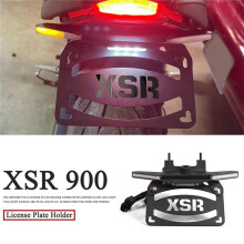 Registreringsskyltsfäste Bakre Registreringsskyltsramhållare med LED-Lampa för XSR900 XSR 900 2022-2026