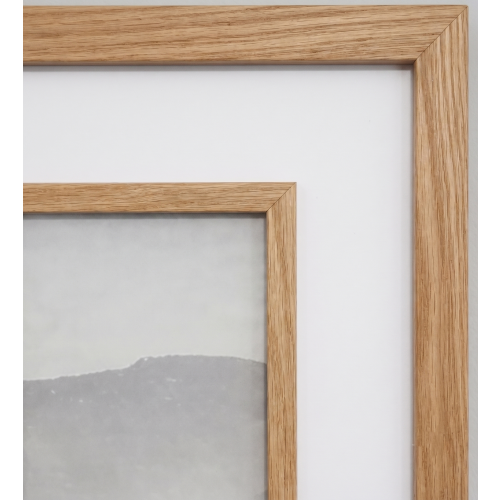 9 Collage Oak Wall Mount Inlay Photo Frame 63x48Cm 2