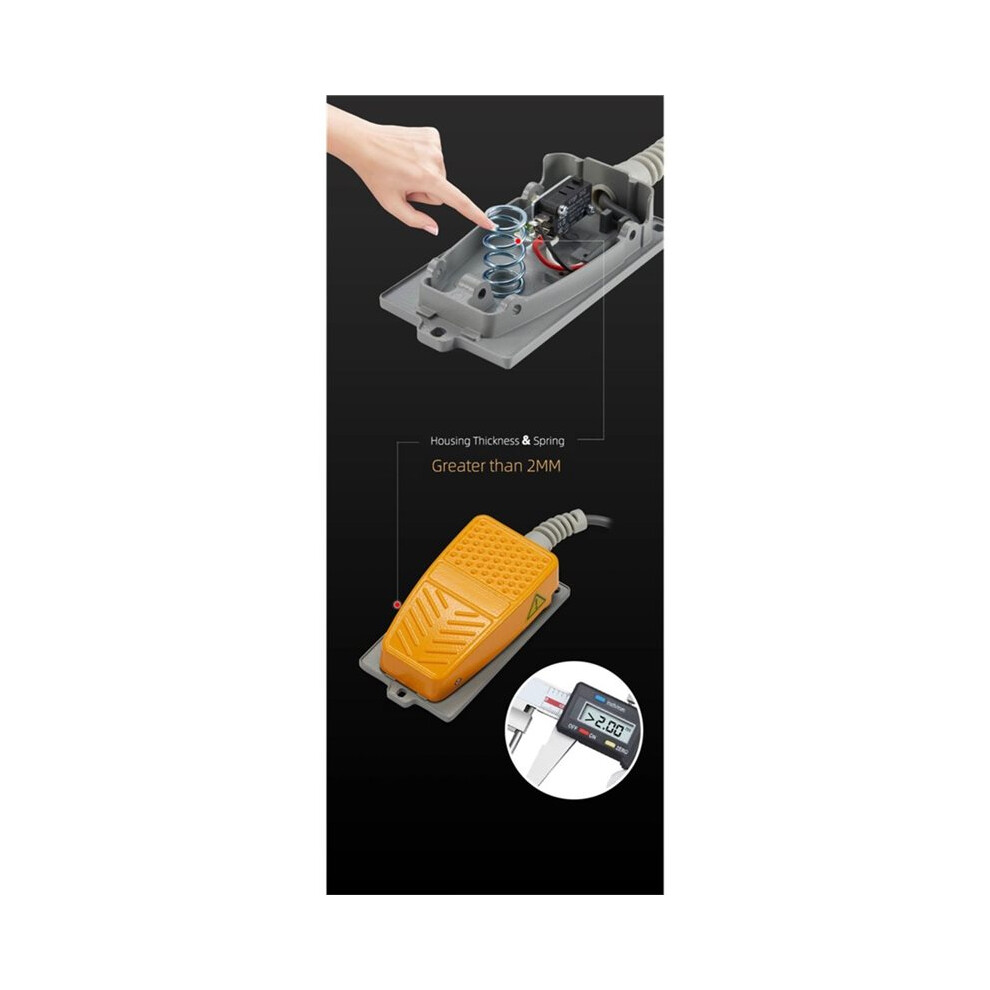 Medical/Industrial Foot Pedal for Self-Resetting Self-Locking ...
