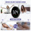 10" Digital Wall Clock Digital Clock, Wall Clock with Colorful Light, Remote Large Digital Wall Clock With Date/Day/Temp/Timer/Countdown/2 Alarms 3