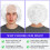 (White) Halloween Bald Man Mask Full Head Costume 14