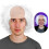 (White) Halloween Bald Man Mask Full Head Costume 13