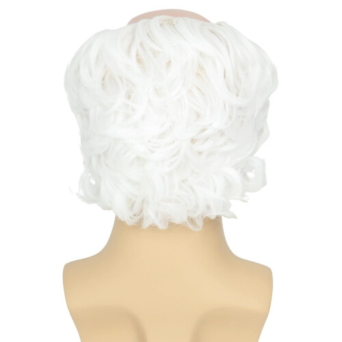 (White) Halloween Bald Man Mask Full Head Costume 2