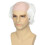 (White) Halloween Bald Man Mask Full Head Costume 6