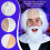 (White) Halloween Bald Man Mask Full Head Costume 5
