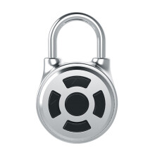 1Zilver Smart Padlock Met App Voor Locker En Poort Beveiliging